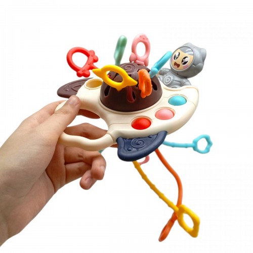 Погремушка пальчиковые игры, поп ит, резиновые прорезыватели, подвижные элементы, ручка для держания, в коробке (MiC) Погремушка пальчиковые игры, поп ит, резиновые прорезыватели, подвижные элементы, ручка для держания, в коробке (MiC)