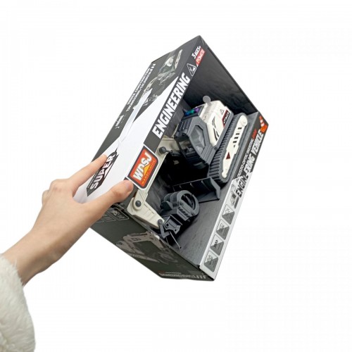 Спецтехника подсветки, звуки, на батарейках, механический манипулятор с захватом, вращающаяся платформа, в коробке (WDSJ) Спецтехника подсветки, звуки, на батарейках, механический манипулятор с захватом, вращающаяся платформа, в коробке (WDSJ)