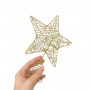 Верхівка для ялинки зірка золота 23 см (MiC)