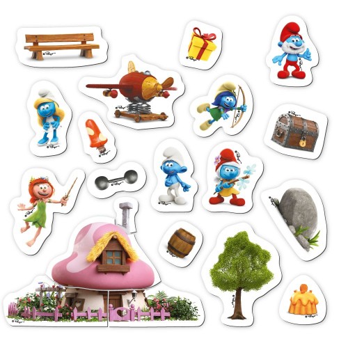 Магнитная игра "Дом Мечты. The Smurfs Коттедж Смурфетты" (Dodo)