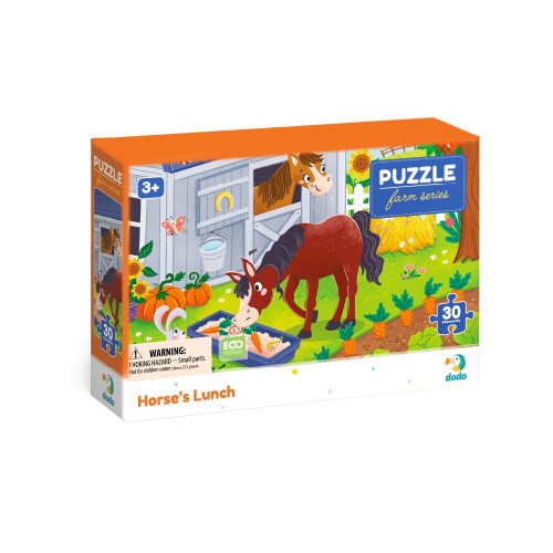 Пазл "Обед для лошадки" 30 эл. (Dodo)