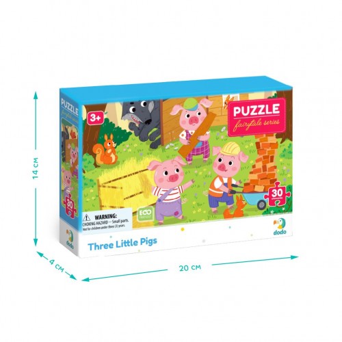 Пазл "Троє поросят" 30 ел (Dodo)