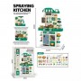 Кухня з посудом та аксес.батар.муз.світло.пар.тече вода. кор.52*13,5*35 см. (MiC)