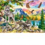 Пазли "Родина вовків і орли", 300 елементів (Castorland)