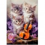 Пазли "Музичні кошенята" 500 елементів (Castorland)