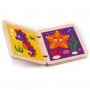 Деревʼяна іграшка "Деревʼяна книга. Морські тварини" (Vladi Toys)