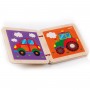 Деревʼяна іграшка "Деревʼяна книга. Транспорт" (Vladi Toys)