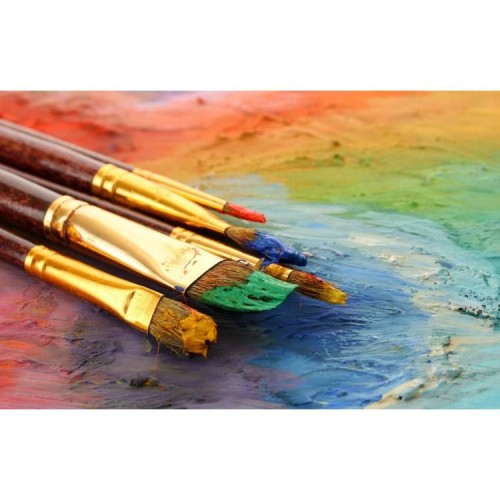 Картина за номерами "Пейзаж. Зимова ніч" 40х50 см (Origami)