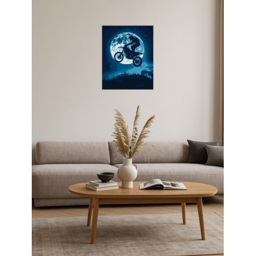 Картина по номерам - "Ночной драйв" с красками металлик ©art_selena_ua, 40х50см (Ideyka)