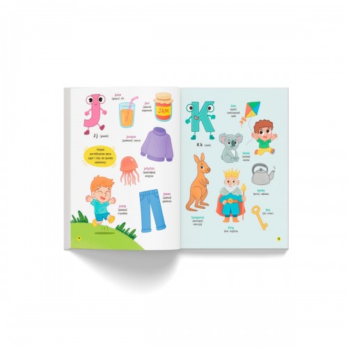 Книга "150 перших слів. English ABC" (Crystal Book)