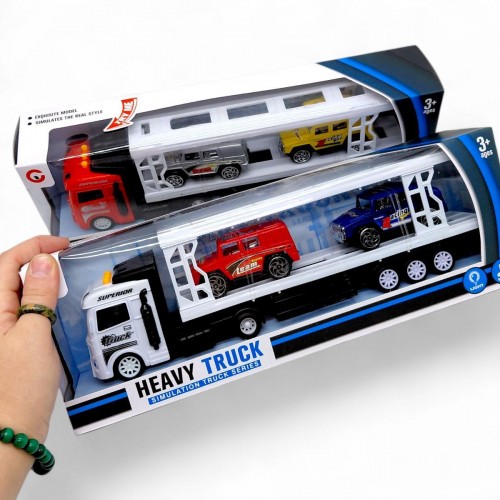 Автовоз інерційний (ЧЕРВОНИЙ) коробка - 35х12,5х6 см (MiC)