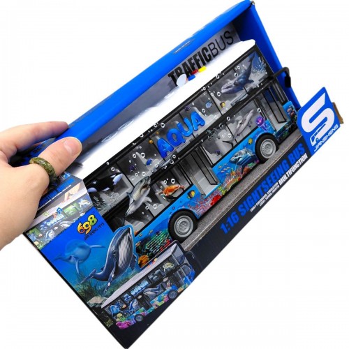 Автобус інерційний (озвучений, зі світлом, в коробці р.33x9,5x16,5 см) (YG Toys)