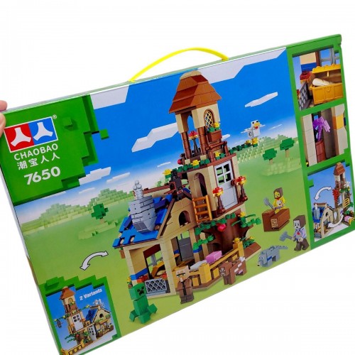 Конструктор "Майнкрафт/Minecraft" 495 деталей, в коробке 48х30х7 см (Chaobao)