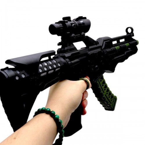 Автомат на батарейках (звук, світло, коробка 39,5*4,2*19,5 см) (MiC)