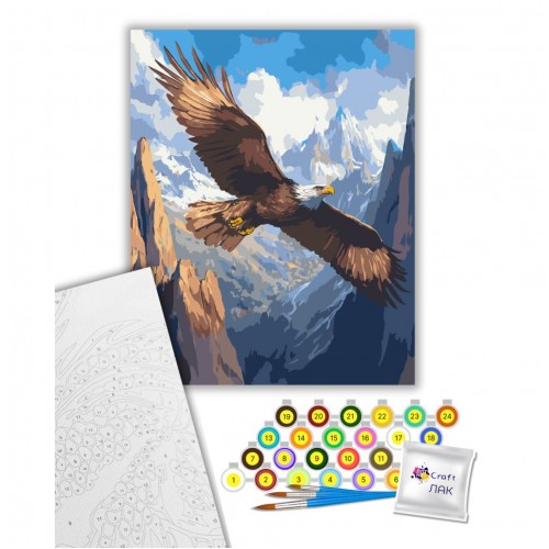 Картина по номерам "Політ над безмежжям" 40*50 см (art craft)
