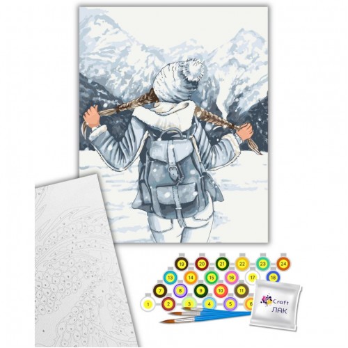 Картина по номерам "Шлях до гір" 40х50 см (art craft)