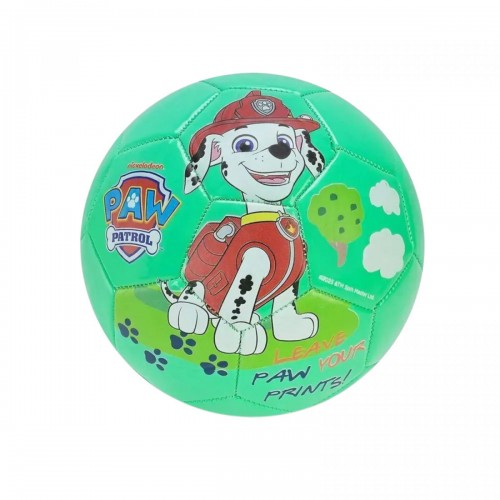 Мяч футбольный №3, Paw Patrol PVC зеленый (MiC)