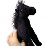 Мягкая игрушка "Лошадка" 25 см (ЧЕРНЫЙ) (MiC)