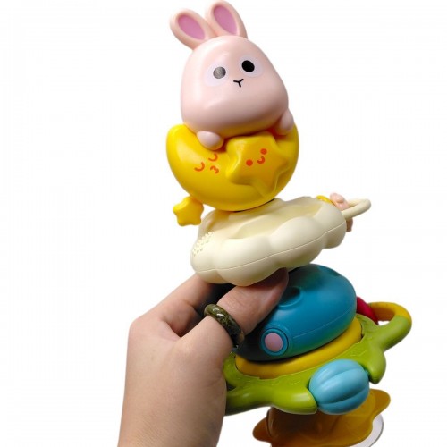 Брязкальце на присосці "Зайченя" коробка 30*14*19 см (MiC)