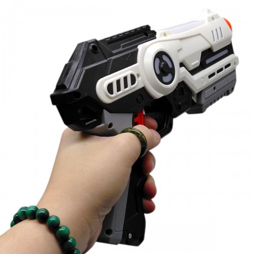 Бластеры, боевой набор 2в1 (ЗЕЛЕНЫЙ+Белый) (shuoou)