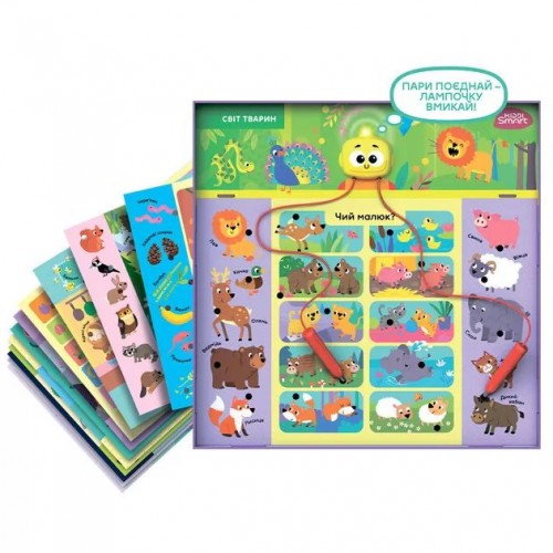 Електронна логічна гра KIDDI SMART - ВІКТОРИНА СВІТ ТВАРИН (KIDDI SMART)