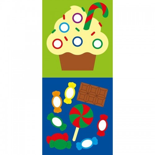 Мозаїка з наліпок : Ялинка. Форма (Ранок)