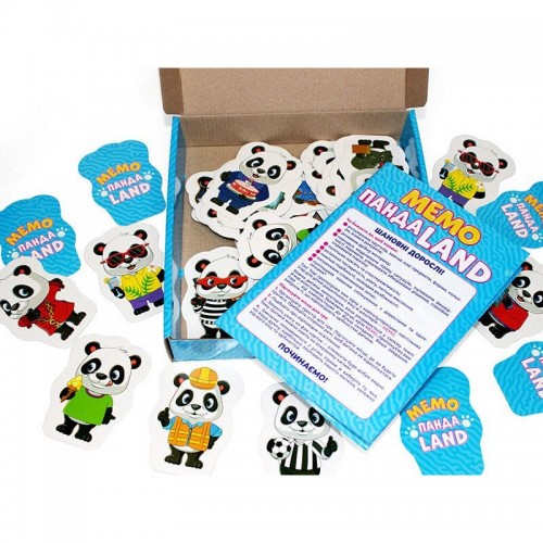 Игра Мемо "Панда LAND" обучающие игры (укр) (Ранок)