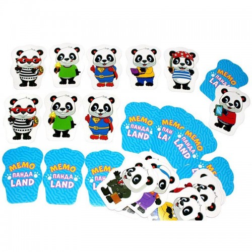 Игра Мемо "Панда LAND" обучающие игры (укр) (Ранок)