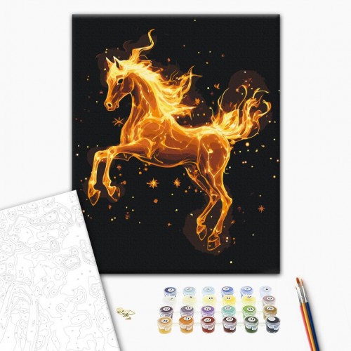 Картина по номерам "Символ 2026 року" 40x50 см. (Brushme)