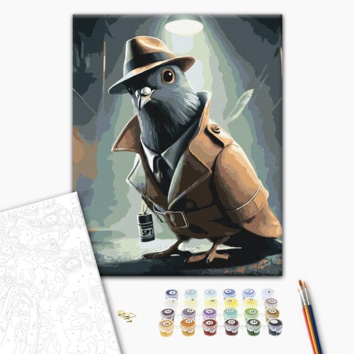 Картина по номерам "Spijuniro Golubiro" 40x40 см. (Brushme)