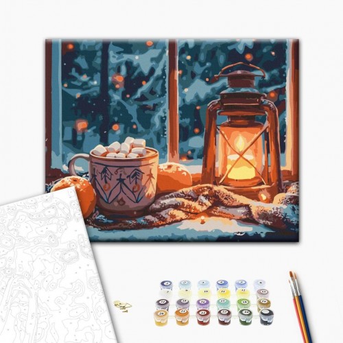 Картина по номерам "Уютный вечер" 40x50 см. (Brushme)