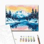 Картина по номерам "Срібні вершини" 40x50 см. (Brushme)