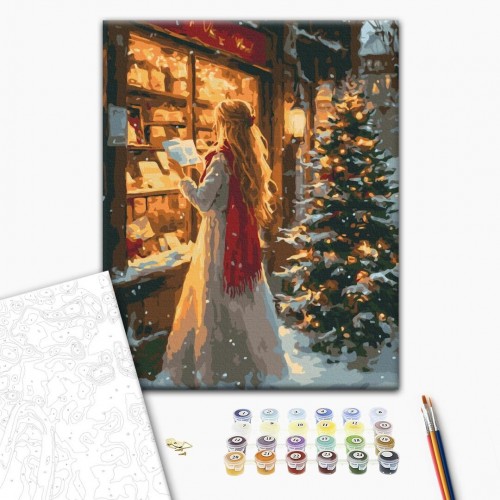 Картина по номерам "Время новогодних чудес" 40x50 см. (Brushme)