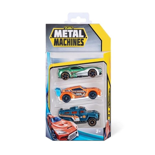 Машинка в асортименті METAL MACHINES CARS (3 шт) (Metal Machines)