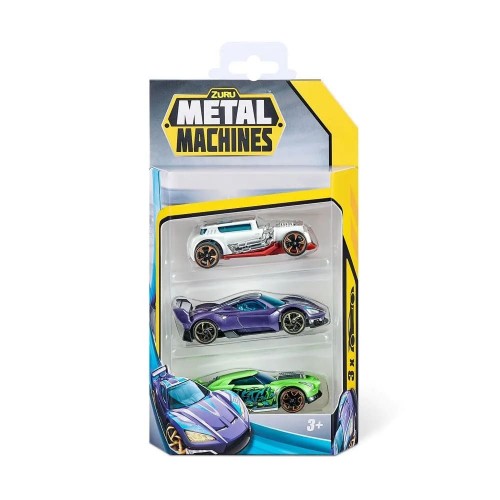 Машинка в асортименті METAL MACHINES CARS (3 шт) (Metal Machines)