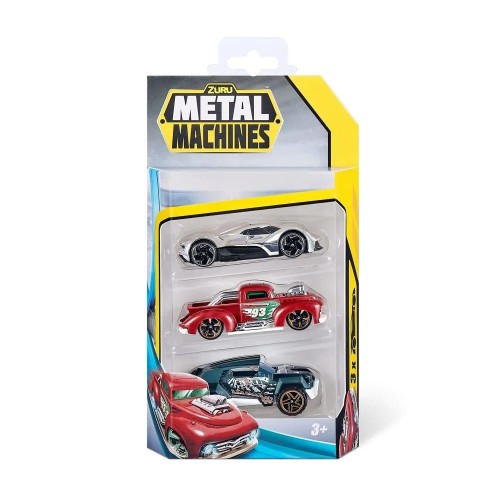 Машинка в асортименті METAL MACHINES CARS (3 шт) (Metal Machines)
