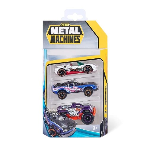 Машинка в асортименті METAL MACHINES CARS (3 шт) (Metal Machines)