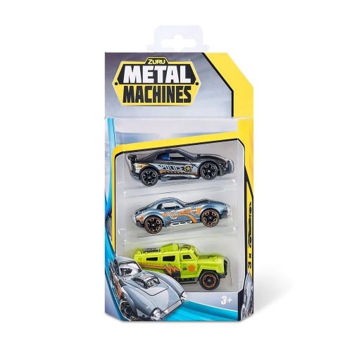 Машинка в асортименті METAL MACHINES CARS (3 шт) (Metal Machines)