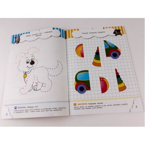 Книга с наклейками "Кмітливчики" 3 года (Ранок)