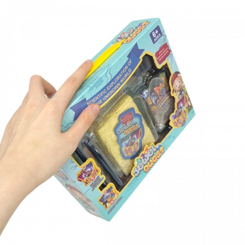 Розкопки гіпсовий блок, інструменти, в коробці (MiC)