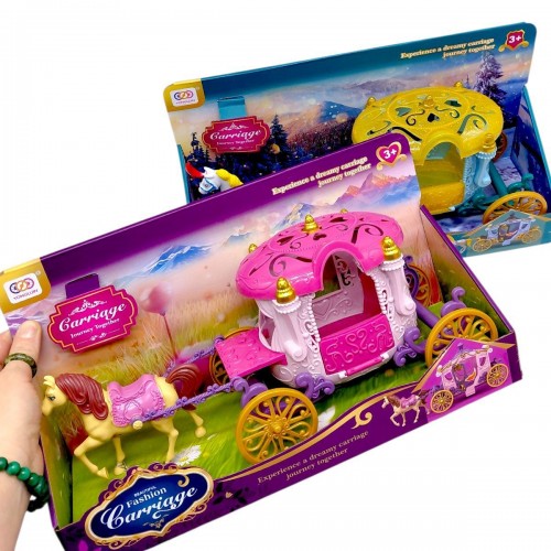 Игровой набор "Карета с конем" в коробке (MiC)