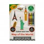 Розмальовка Crayola “Карта світу: Навколо Землі” з олівцями (Crayola)
