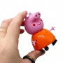 Набір героїв "Свинка Пеппа" (4 герої, рухливі елементи, потяг, 2 вагони, в коробці) (MiC)