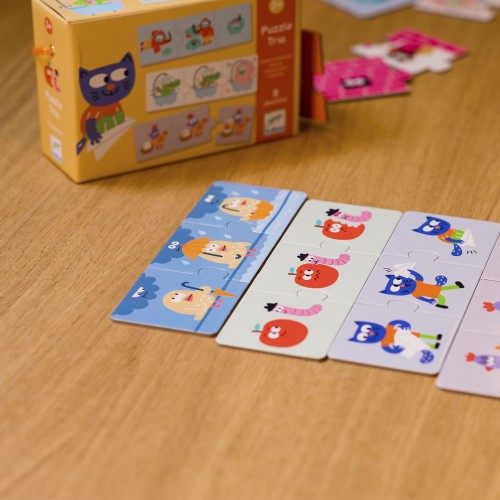 Трио-пазл DJECO "Истории" (Djeco)