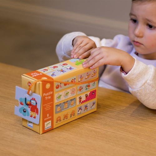 Трио-пазл DJECO "Истории" (Djeco)