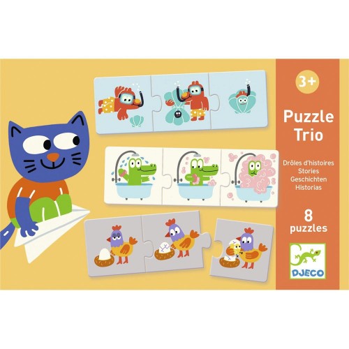 Трио-пазл DJECO "Истории" (Djeco)