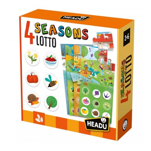 Развивающий пазл HEADU Лото 4 сезона (HEADU)