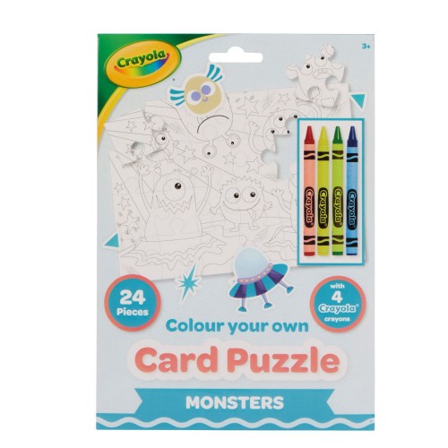 Пазл-розмальовка Crayola “Монстри” з олівцями (Crayola)