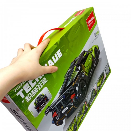 Конструктор “Машинка”, 464 елементи, масштаб 1:18, в коробці (Sembo)