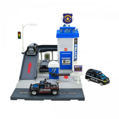 Ігровий набір ПОЛІЦІЙСЬКА ДІЛЬНИЦЯ,короб. 36*24*6,5см (Автопром)